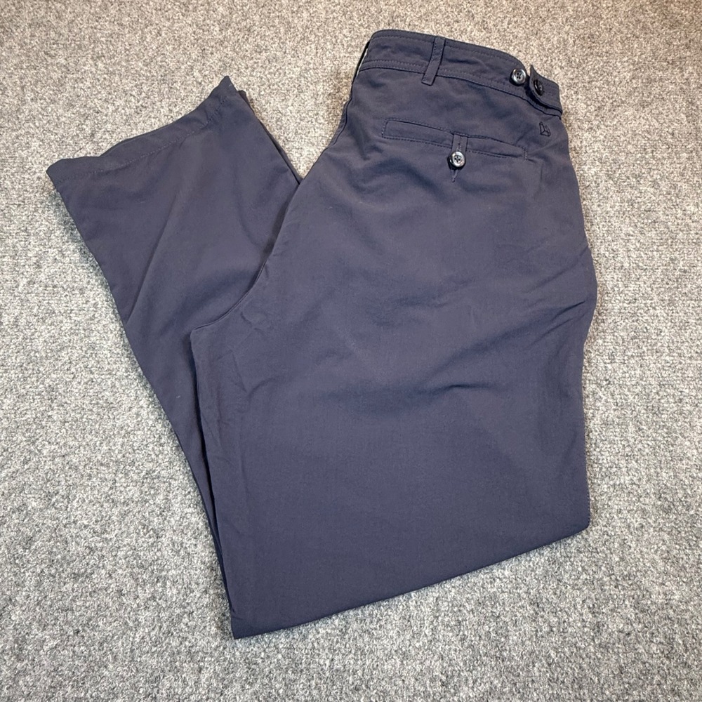 Clothing Arts P^cubed Pick-Pocket Proof Travel Pants Mens 36x30 Navy Blue Nylon
